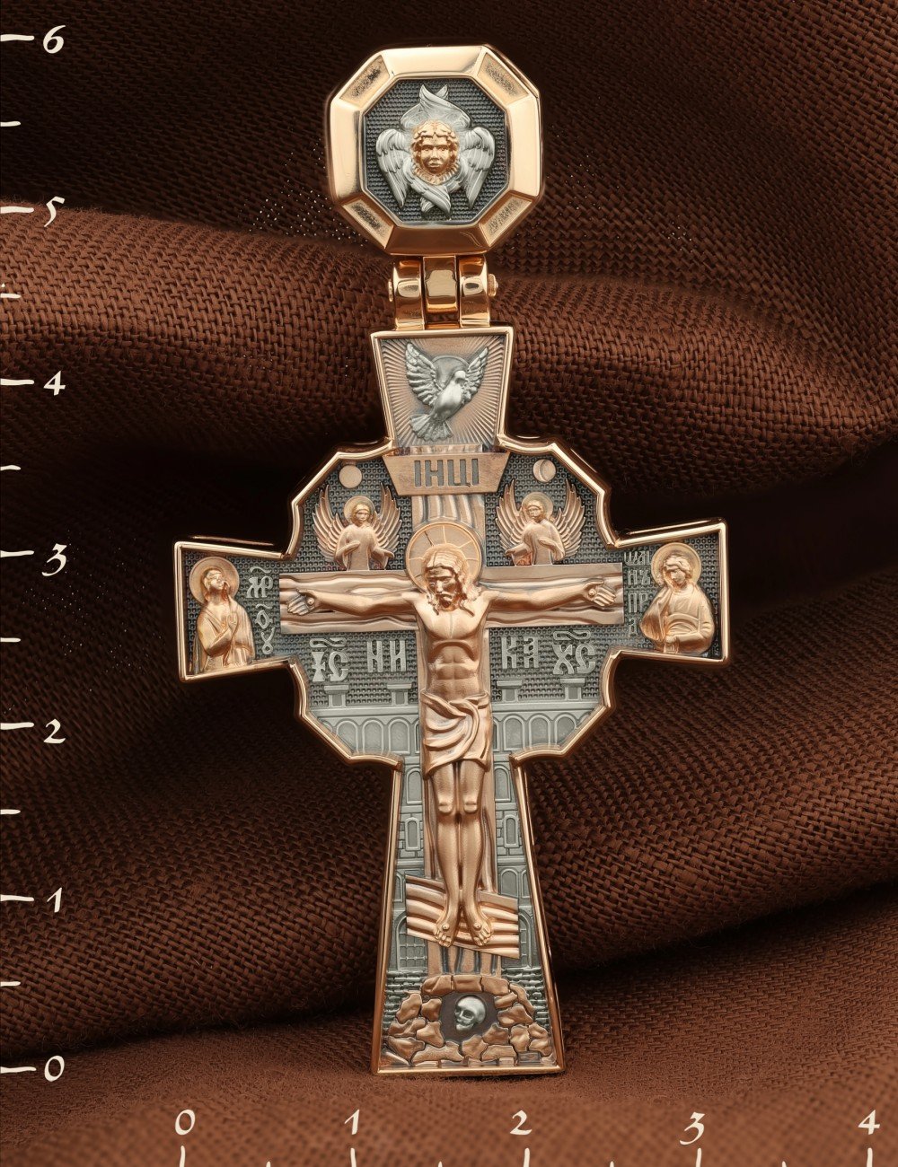 Крест из золота 585 пробы
