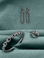 Серьги из белого золота 585 пробы