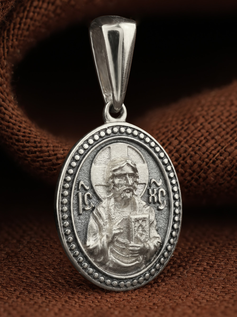 Образок из белого золота