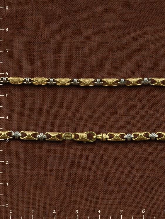 Цепь из лимонного золота