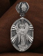 Образок из белого золота 585 пробы