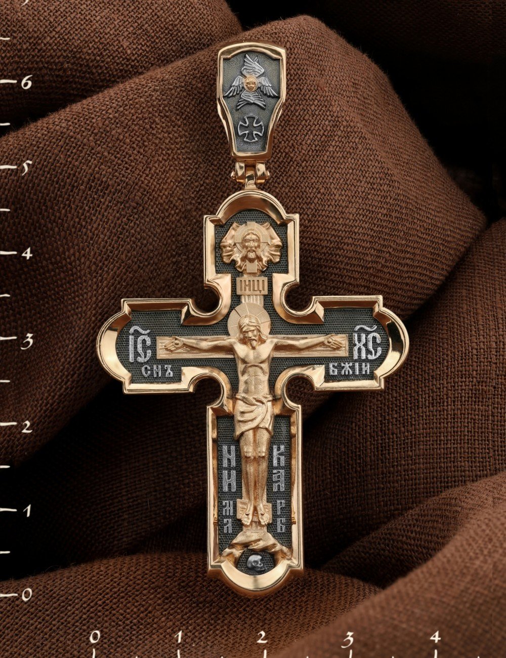 Крест из золота 585 пробы