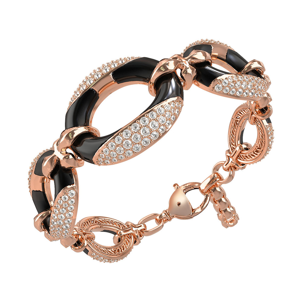 Браслет из золота c бриллиантами и ониксом