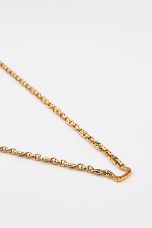 Цепь из золота c эмаль