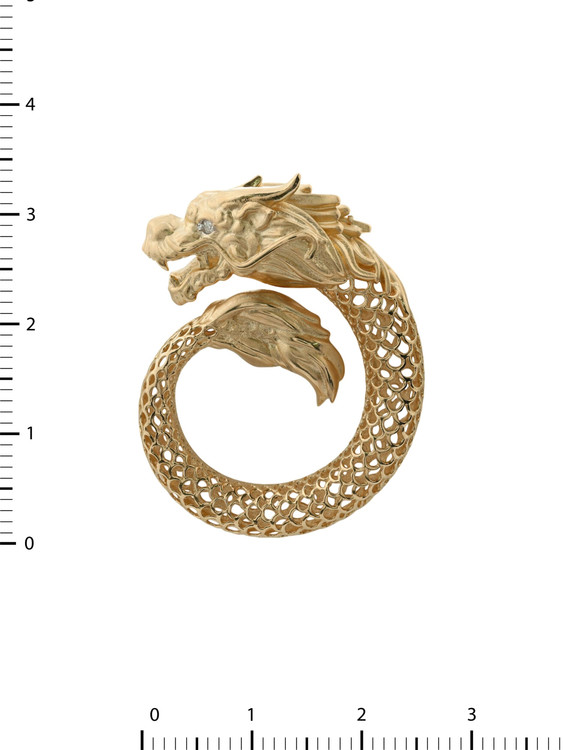 Подвеска из золота c бриллиантами