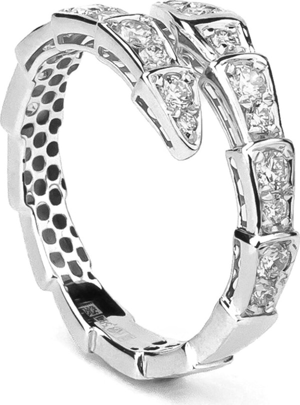 Кольцо из белого золота c бриллиантами