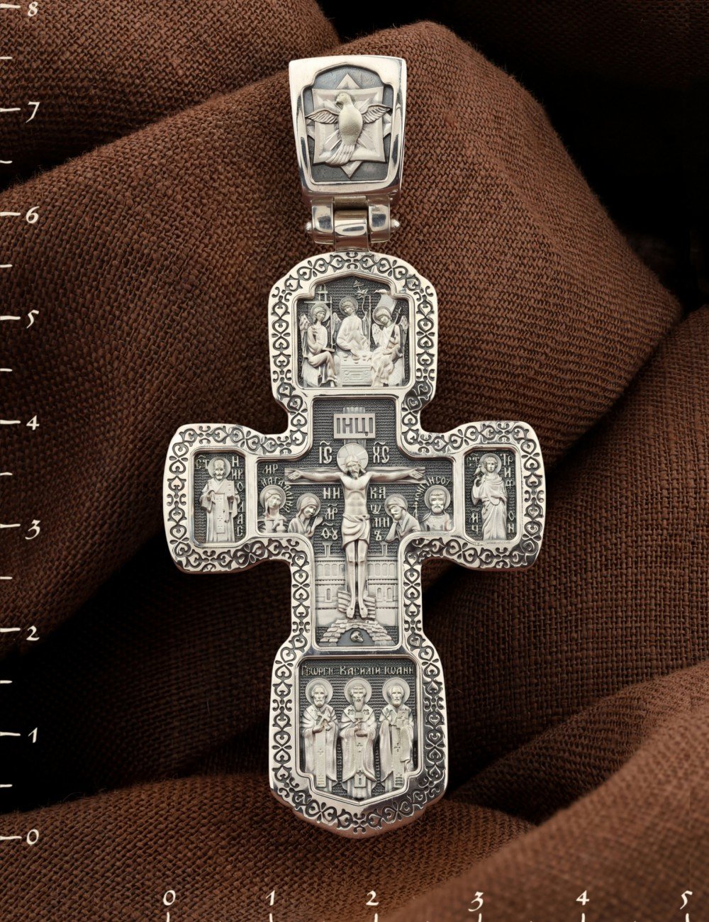Крест из серебра 925 пробы