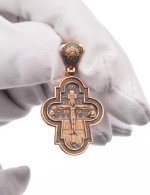 Крест из золота 585 пробы