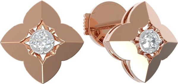 Серьги из золота c бриллиантами