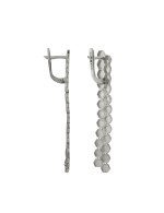 Серьги из белого золота 585 пробы