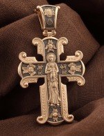 Крест из золота 585 пробы