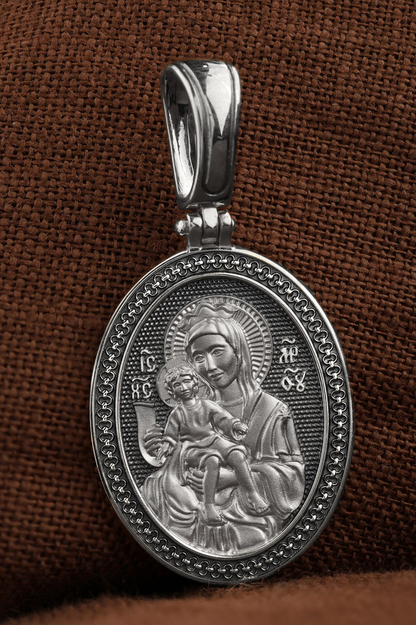 Образок из белого золота