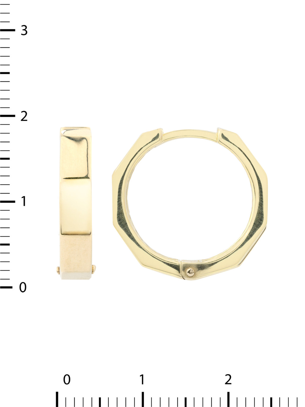 Серьги из лимонного золота