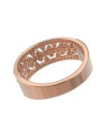 Кольцо из золота 585 пробы c бриллиантами