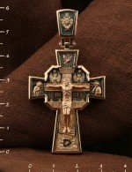Крест из золота 585 пробы