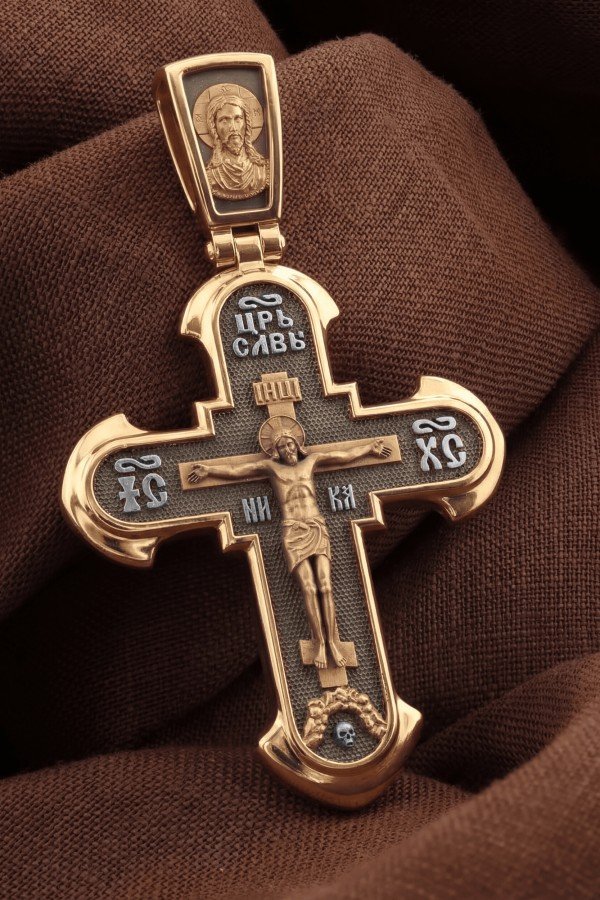 Крест из золота 585 пробы