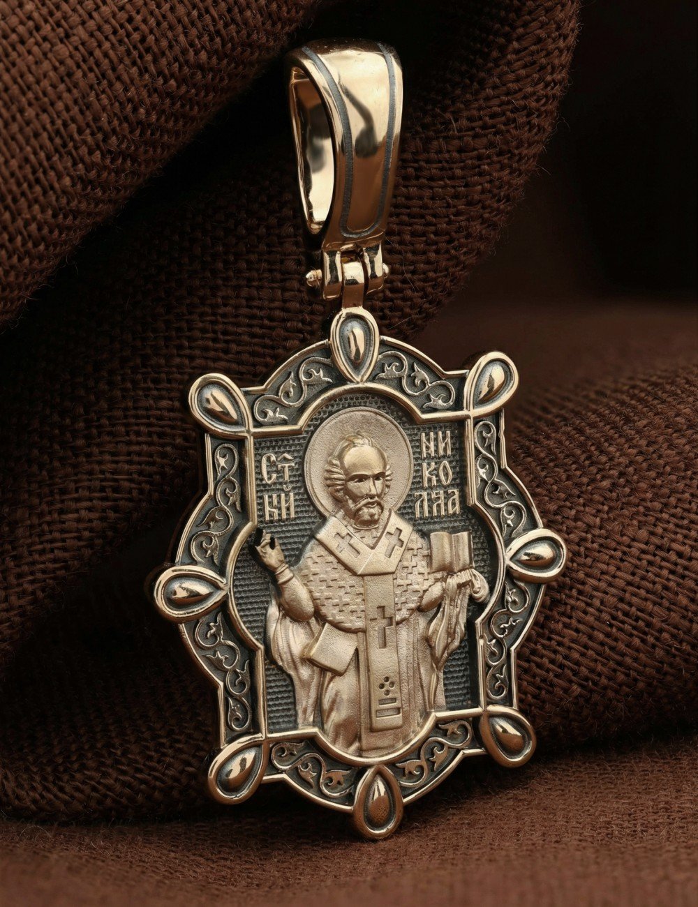 Образок из золота 585 пробы