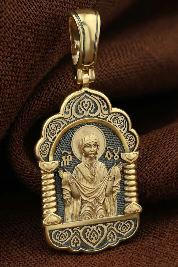 Образок из лимонного золота