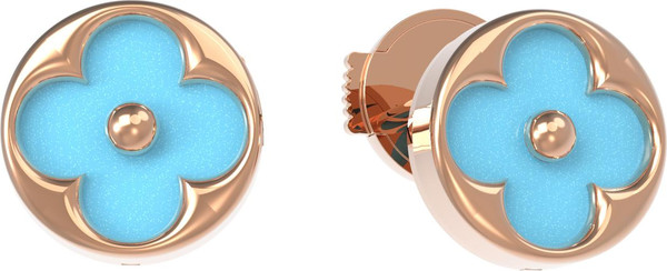 Серьги из золота c бирюзой