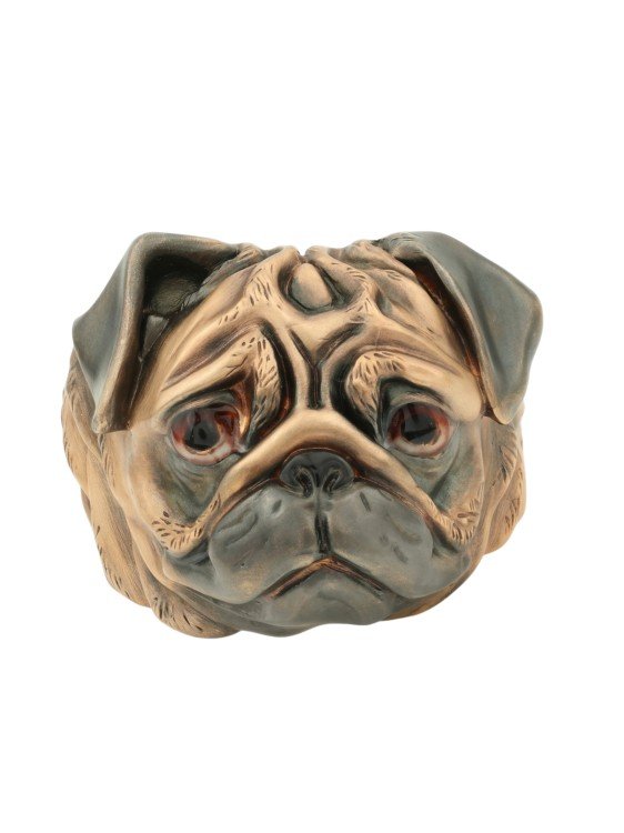 Кольцо из золота c эмаль