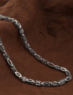 Цепь из белого золота 585 пробы
