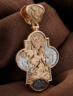 Крест из золота 585 пробы