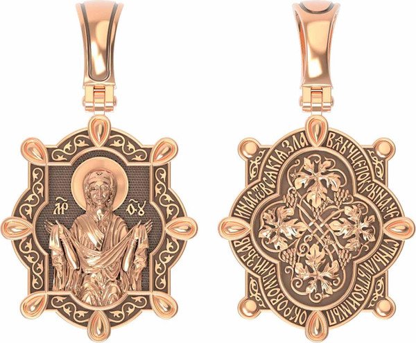 Образок из золота