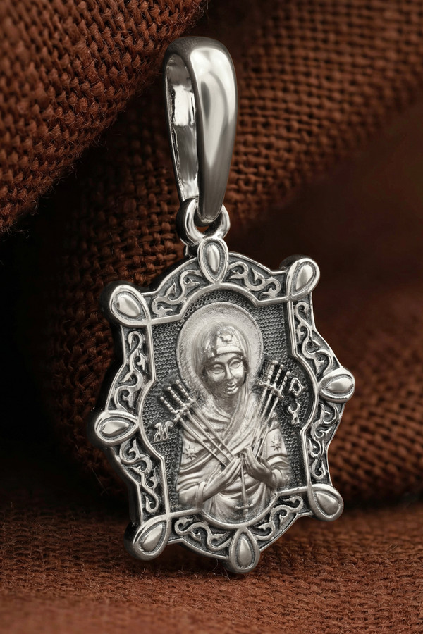 Образок из белого золота