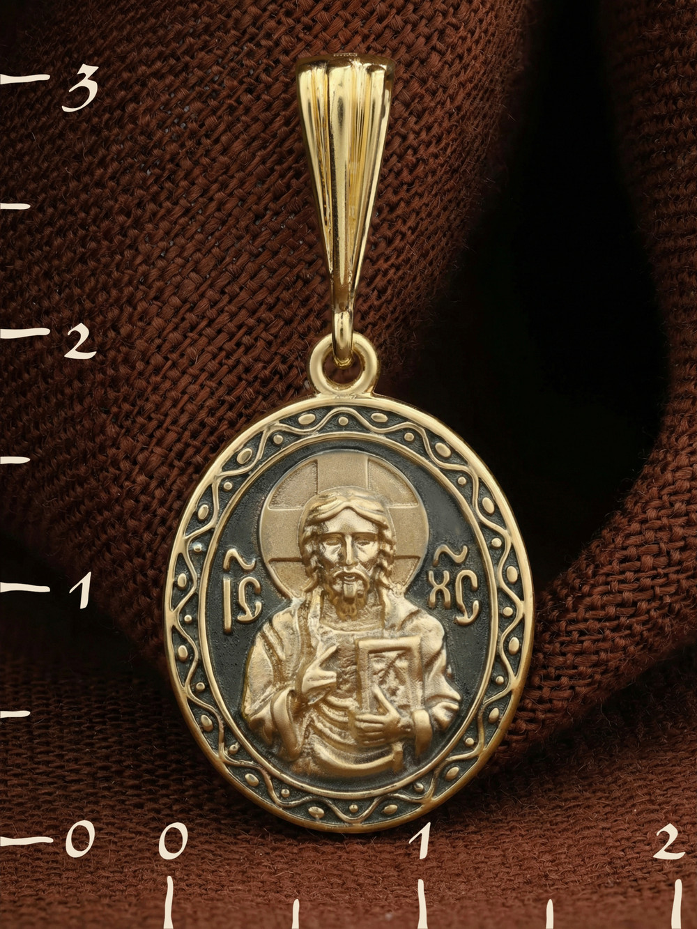 Образок из лимонного золота