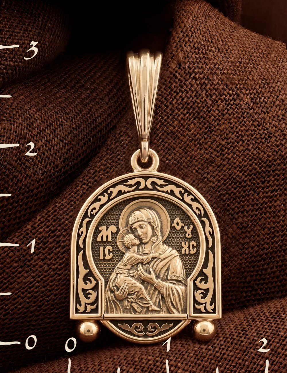 Образок из золота 585 пробы