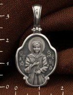 Образок из белого золота 585 пробы