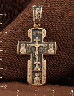 Крест из золота 585 пробы