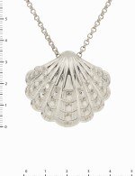 Колье из белого золота 585 пробы