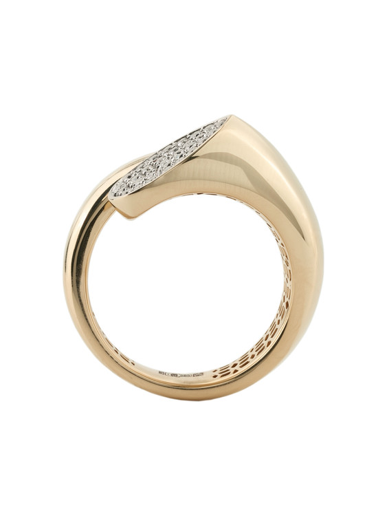 Кольцо из золота c бриллиантами