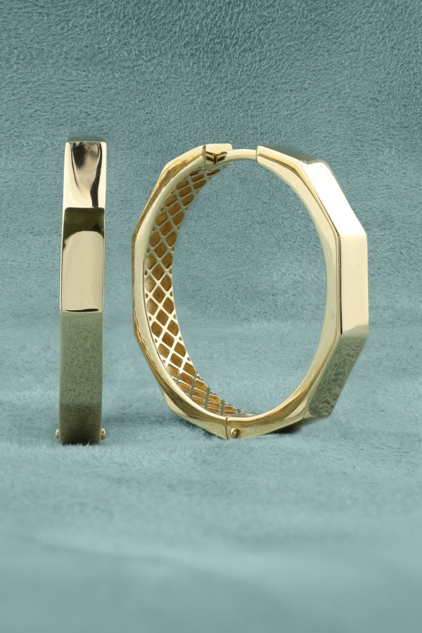 Серьги из лимонного золота 585 пробы