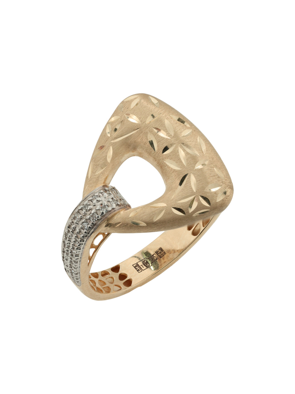 Кольцо из золота c бриллиантами