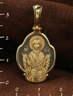 Образок из лимонного золота 585 пробы