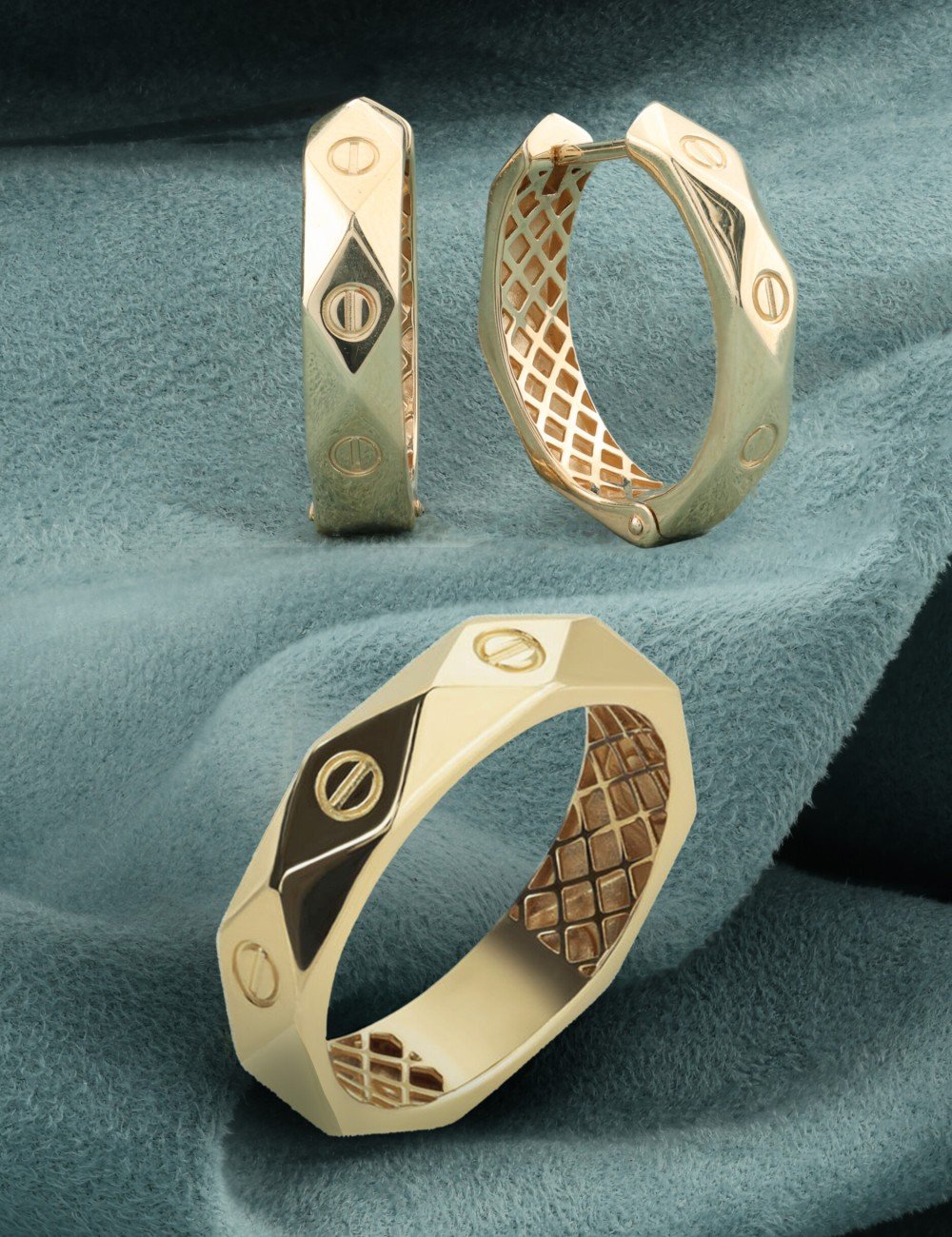 Серьги из золота 585 пробы