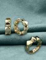 Серьги из лимонного золота 585 пробы
