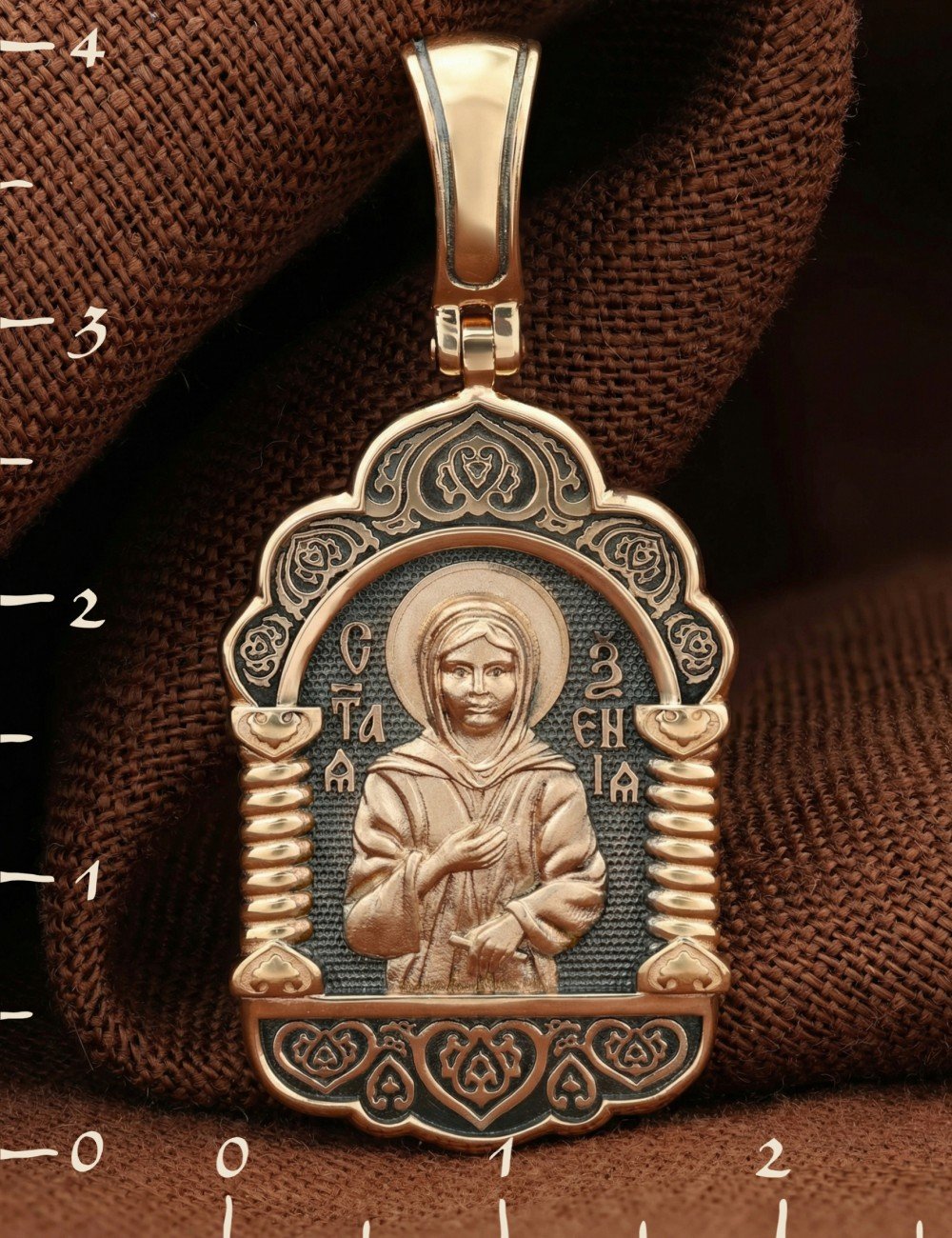 Образок из золота 585 пробы