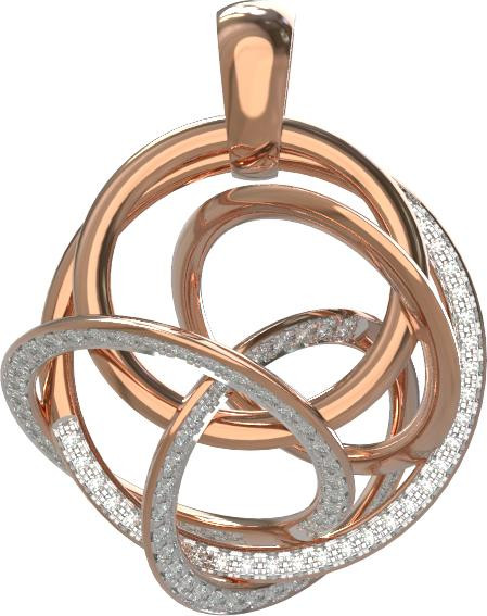 Подвеска из золота c бриллиантами