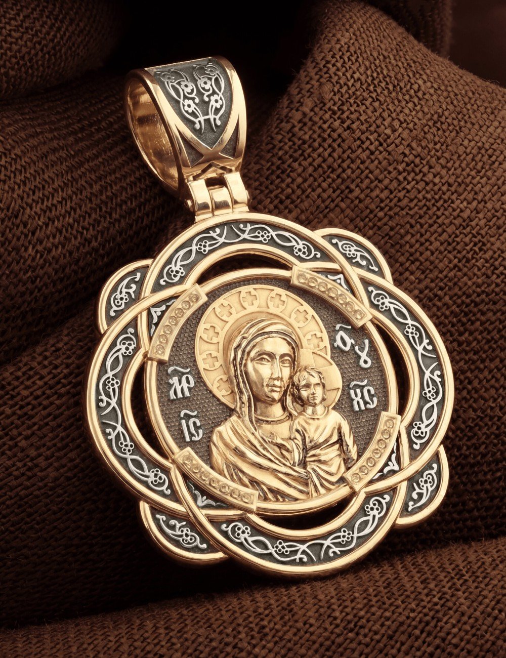 Образок из золота 585 пробы