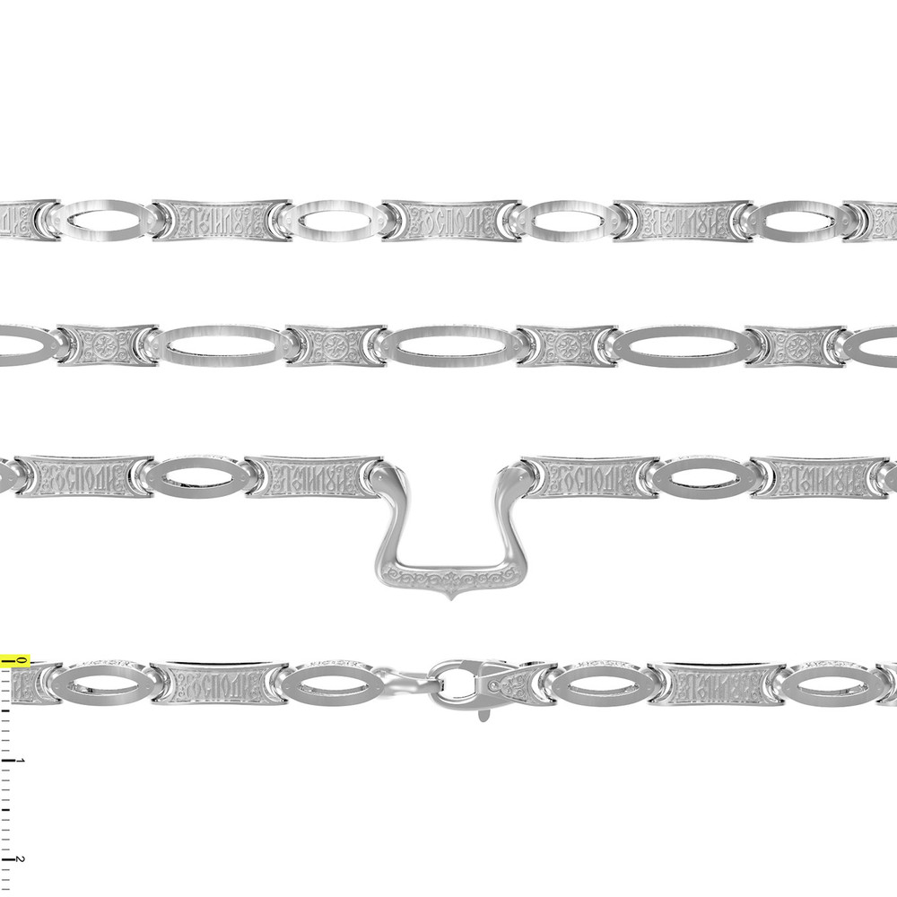 Цепь из белого золота