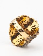 Кольцо из золота 585 пробы c эмалью