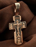 Крест из золота 585 пробы