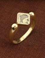 Кольцо из лимонного золота 585 пробы