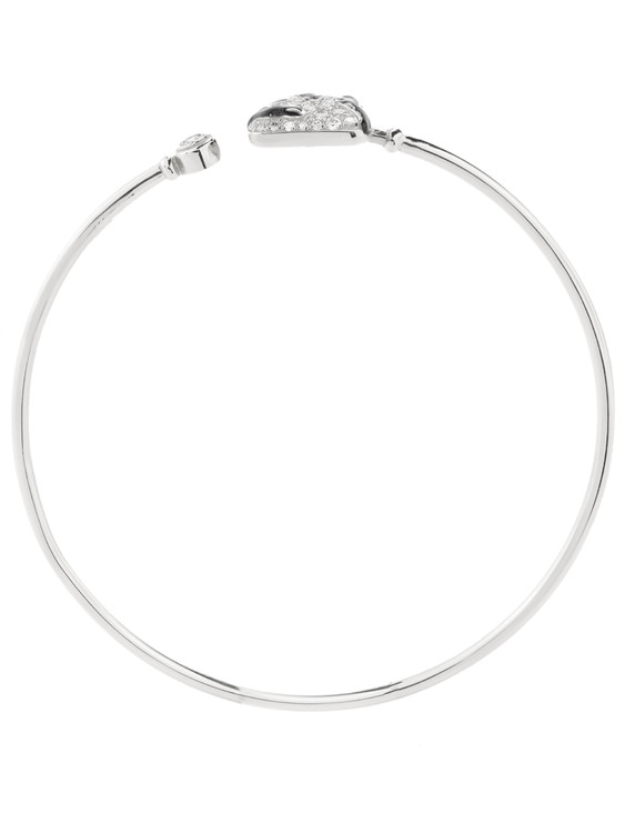 Браслет из белого золота c эмаль и бриллиантами