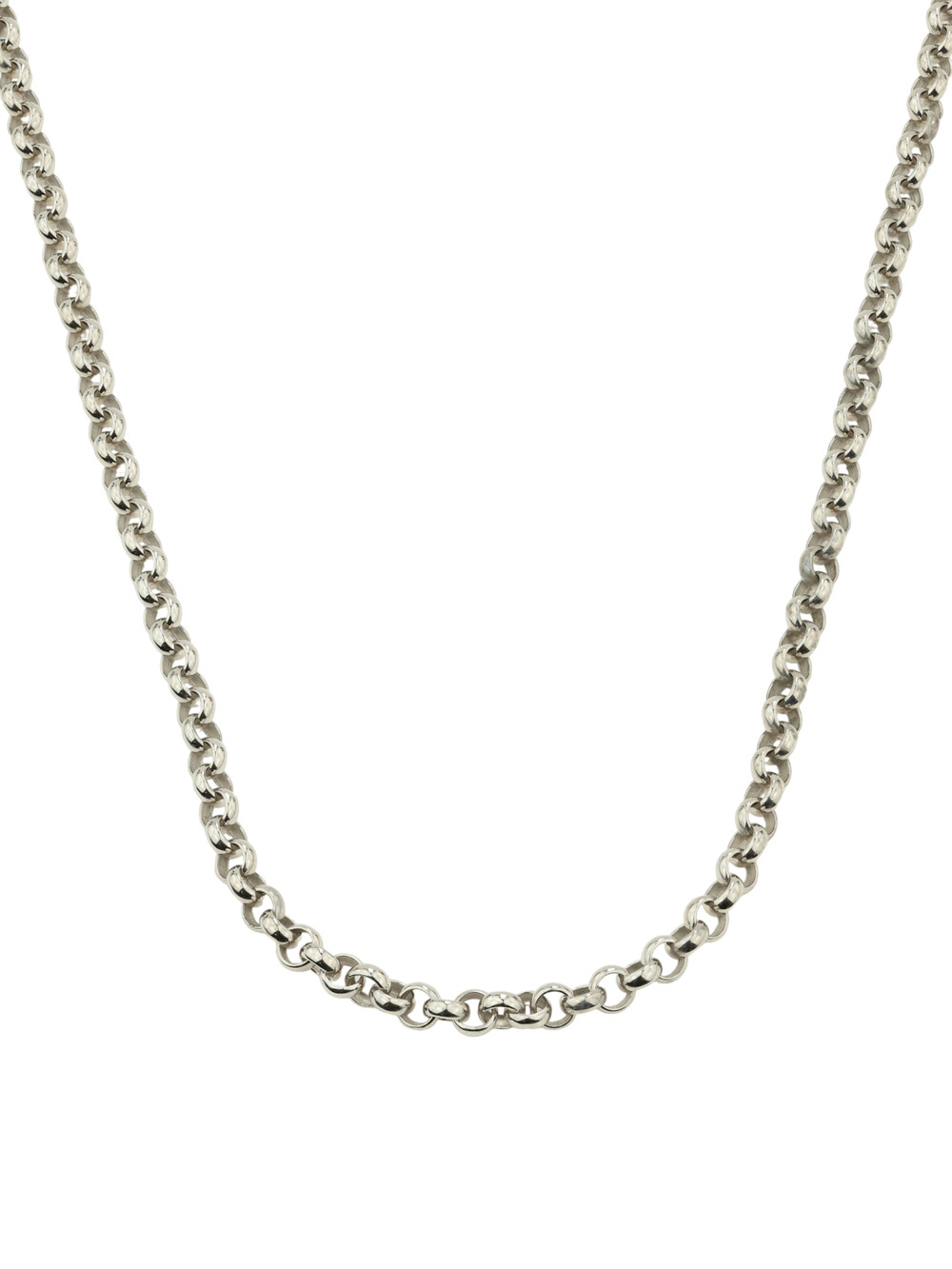 Цепь из белого золота