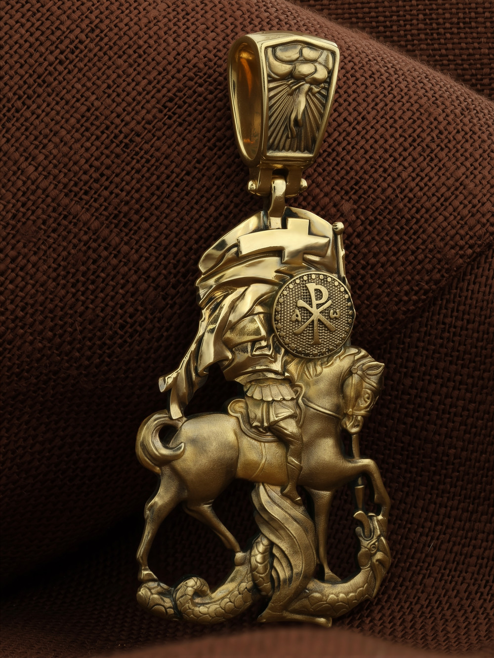 Образок из лимонного золота