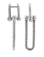 Серьги из белого золота 585 пробы